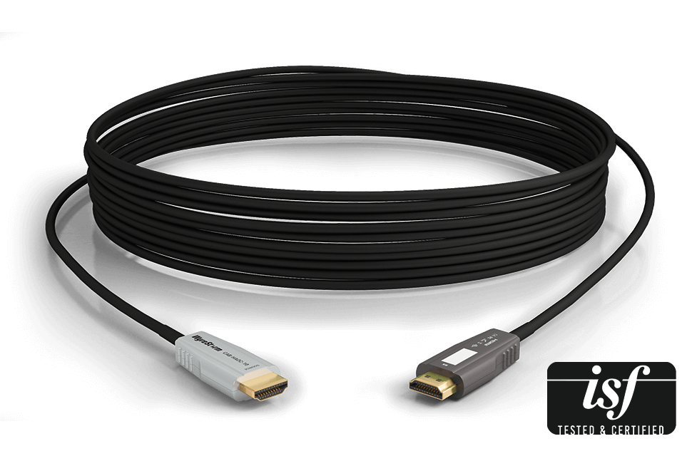 24Gbps 4-core Active Optical HDMI Cable | 4K HDR 4:4:4/60, ARC, CEC, ALLM & VRR | Kevlar strengthened | ISF Certified