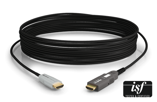 24Gbps 4-core Active Optical HDMI Cable | 4K HDR 4:4:4/60 | Kevlar strengthened | Detachable Head | Plenum & FT6 Rated