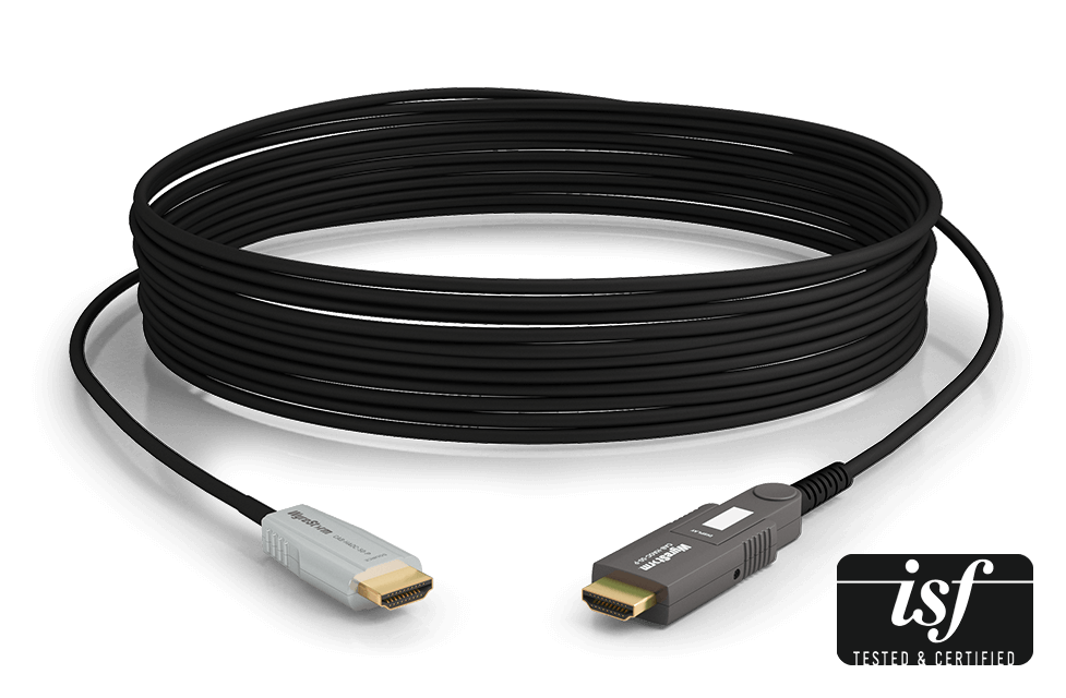 24Gbps 4-core Active Optical HDMI Cable | 4K HDR 4:4:4/60 | Kevlar strengthened | Detachable Head | Plenum & FT6 Rated