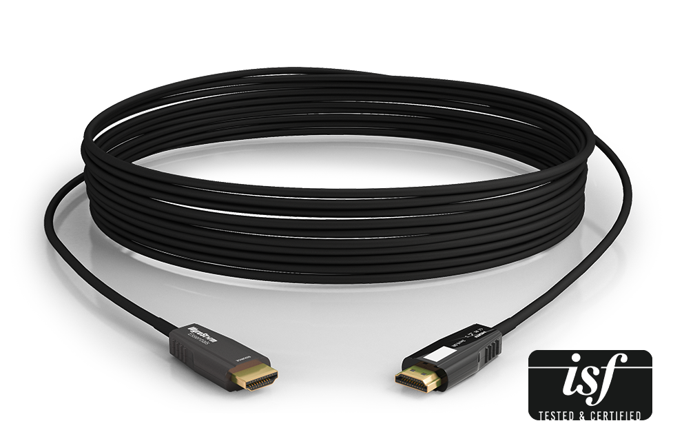 24Gbps 4-Core Active Optical HDMI Cable | 4K HDR 4:4:4/60, ARC, CEC, ALLM & VRR | Kevlar strengthened | ISF Certified