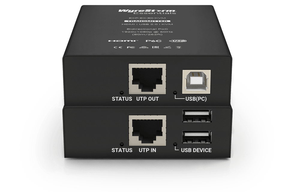 WyreStorm Essentials™ 80m KVM UTP Extender