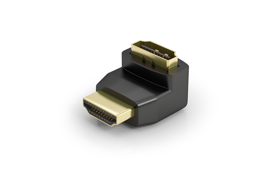 WyreStorm Essentials Right Angle HDMI Adapter