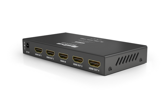 WyreStorm Essentials™ 4K60 1:4 Scaling HDMI Splitter