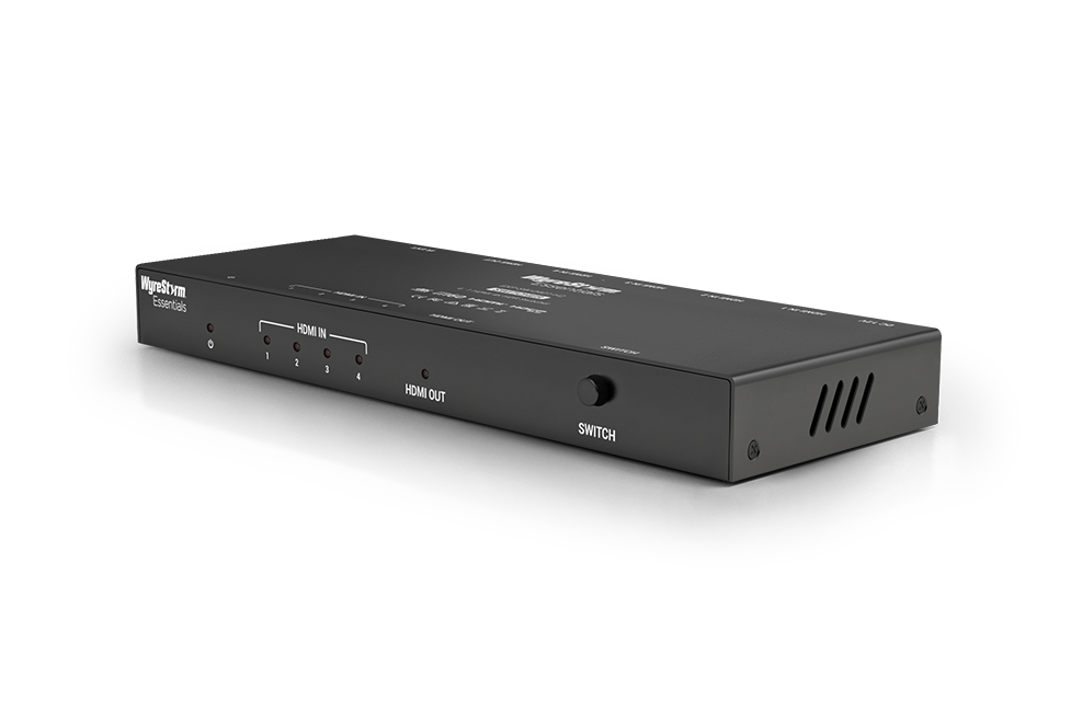 WyreStorm Essentials™ 4K60 4×1 HDMI Switcher