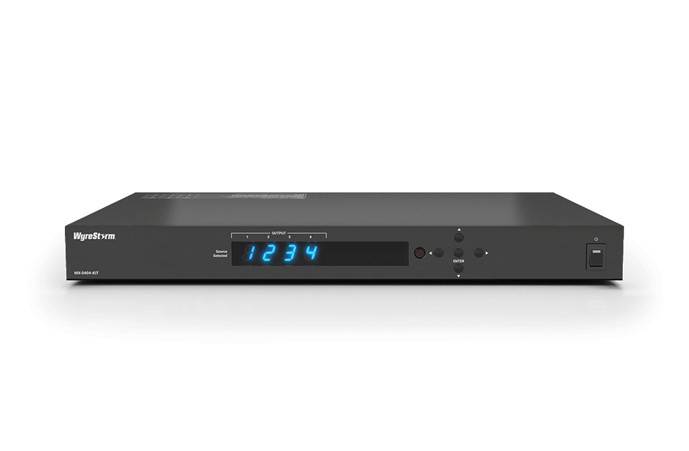 4K 4×4 HDBaseT™ Matrix with Receivers