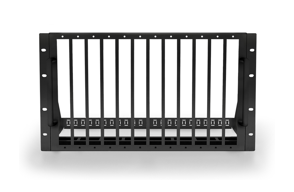 6U/12 Slot Rack Mount for NetworkHD™ 100/250/400/500/600 Series