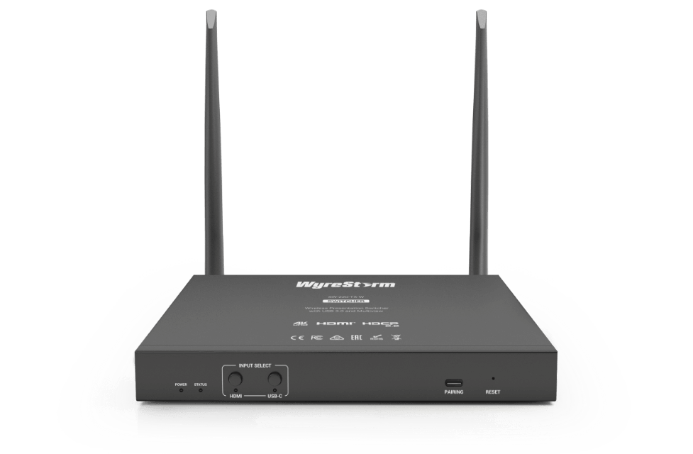 2-Input 4K Presentation Switcher with Wireless Casting