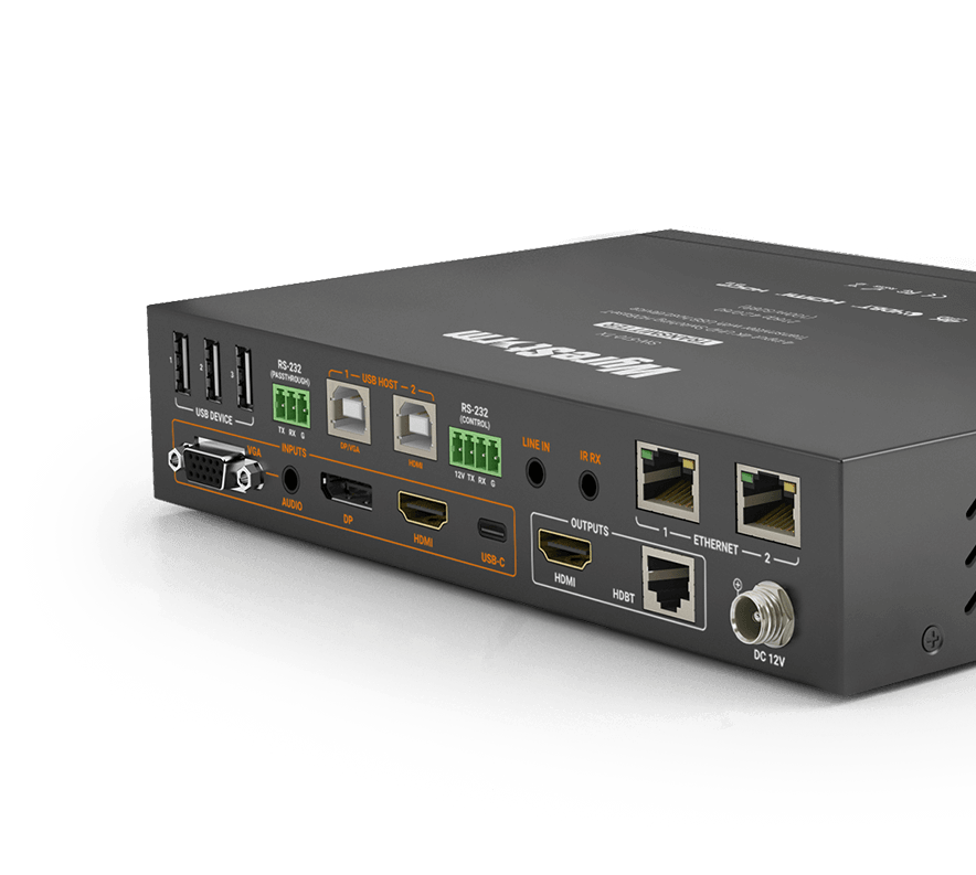 4-Input 4K HDBaseT Switcher with USB