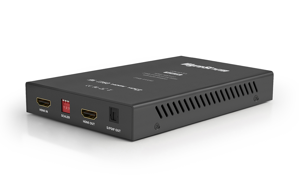 4K60 In-Line HDMI Scaler with Audio Breakout