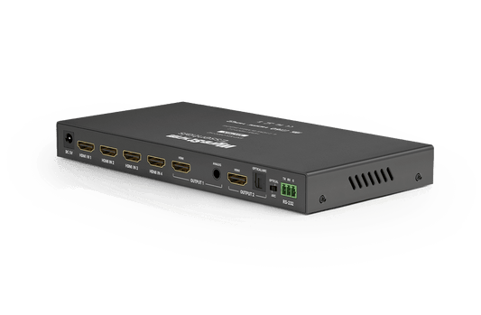 WyreStorm Essentials™ 4K60 4×2 HDMI Matrix Switcher